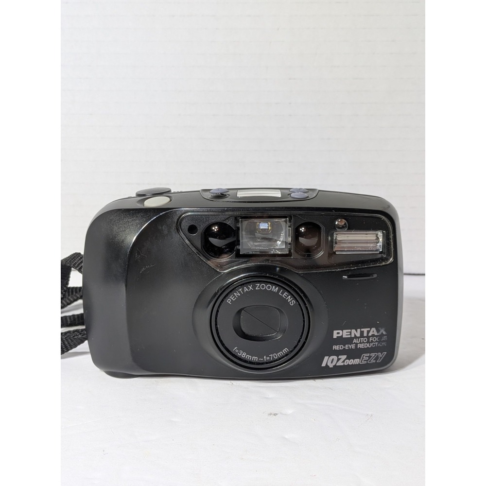 Pentax IQZoom EZY 35mm Film Point and Shoot Camera Tested Exc.